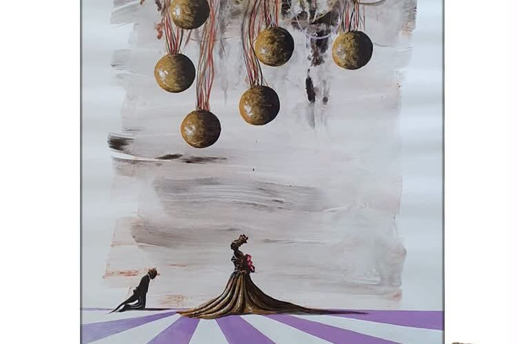 Clausura de la exposición «Proyecto de escenas», de Pedro Calderón