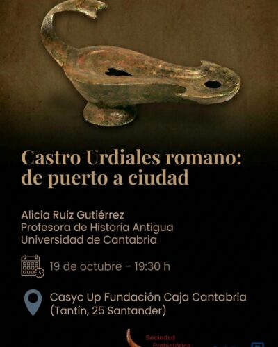 Castro Urdiales romano: conferencia en Fundación Caja Cantabria
