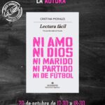 Cristina Morales firma ejemplares de «Lectura fácil» y fanzines