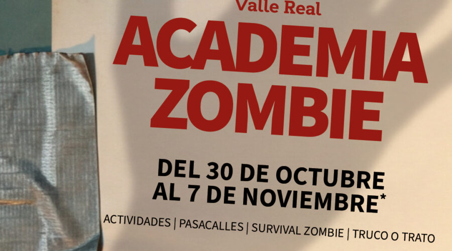 Del 30 de octubre al 7 de noviembre, prepárate para un Halloween de miedo con Entrenamiento Zombie, pintacaras, pasacall
