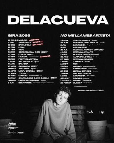 DELACUEVA presenta su gira en la Sala Niágara, Santander