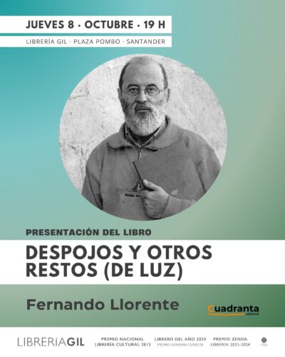 Presentación de Despojos y otros restos (de luz) en Librería Gil