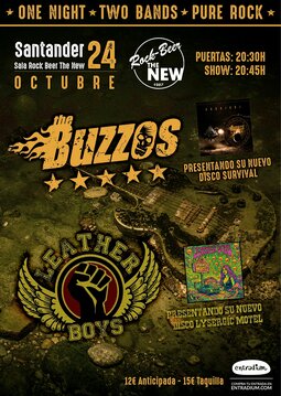 The Buzzos y Leather Boys en Rock Beer, Santander