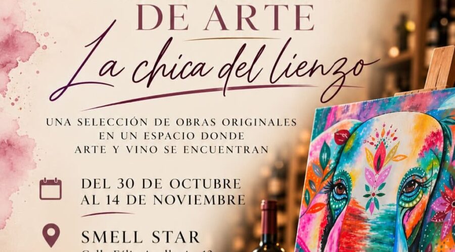 Exposición La chica del lienzo en Smell Star, octubre 2026