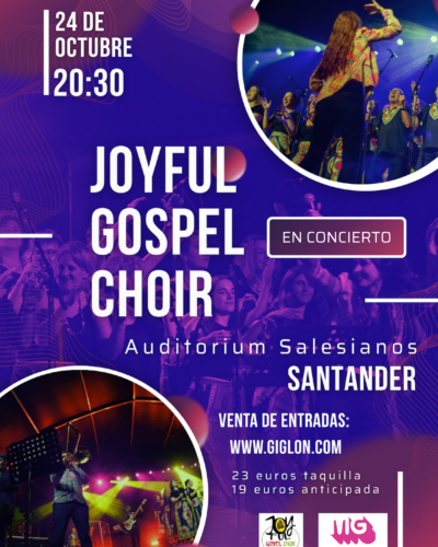 Joyful Gospel Choir en Auditorium Salesianos 2026