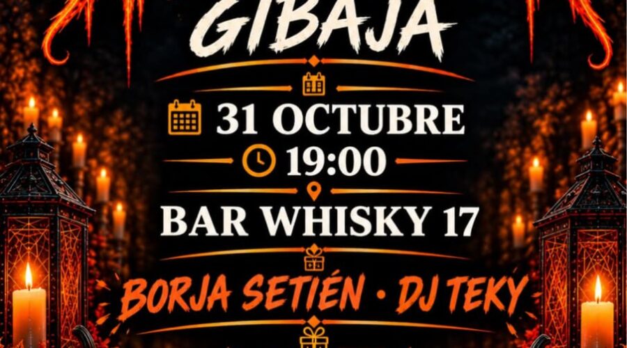 Halloween Gibaja en Bar Whisky 17: Borja Setién y DJ Teky