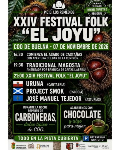 XXIV Festival Folk El Joyu en Los Remedios, Coo de Buelna