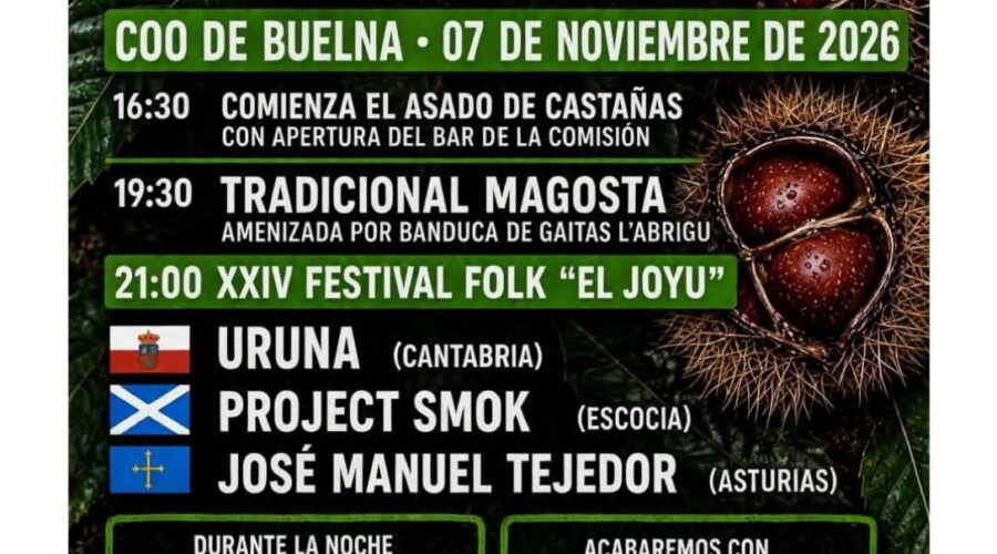 XXIV Festival Folk El Joyu en Los Remedios, Coo de Buelna