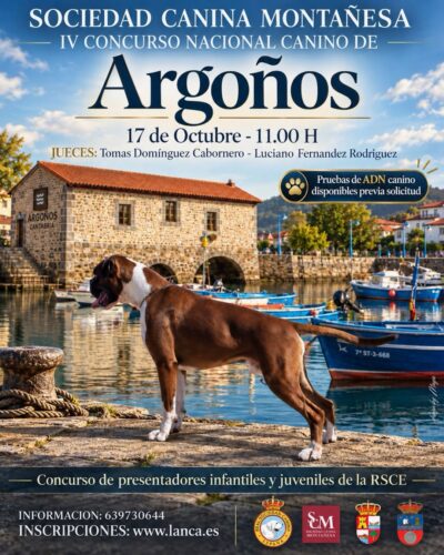 IV Concurso Nacional Canino de Argoños en Cantabria 2026
