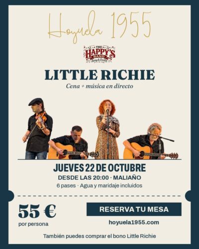 Concierto de The Happy’s Band en Hoyuela 1955