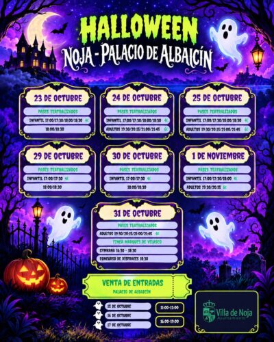 Halloween en Noja: pases teatralizados en el Palacio de Albaicín