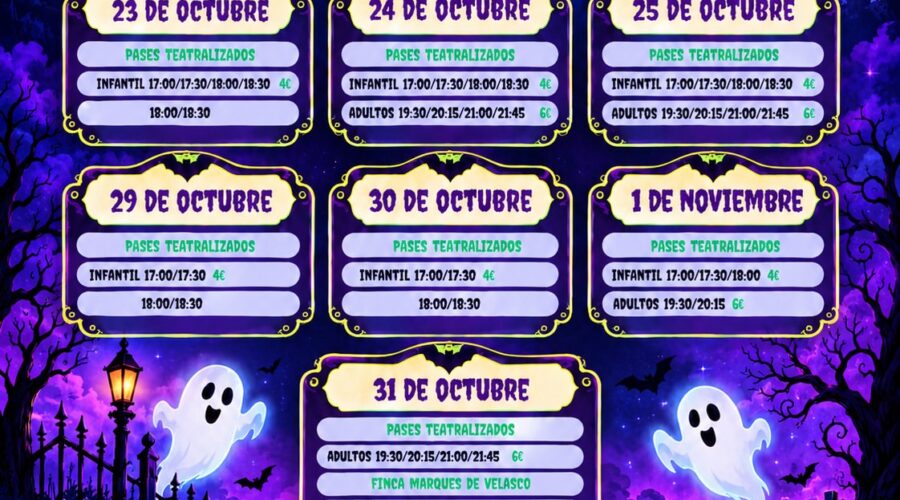 Halloween en Noja: pases teatralizados en el Palacio de Albaicín