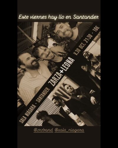 Concierto de Zarza y Leona en Sala Niágara, Santander