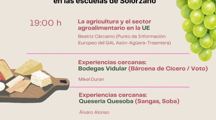 Jornada agroalimentaria en las Escuelas de Solórzano 2026
