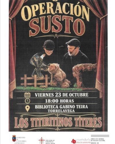 Operación Susto — Los Titiritinos en Biblioteca Gabino Teira