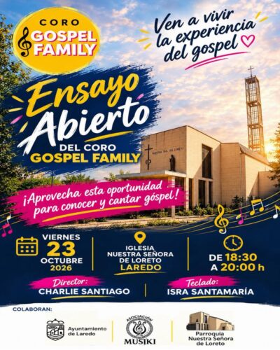 Ensayo abierto del Coro Gospel Family en Loreto, Laredo