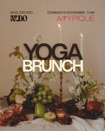 Yoga y brunch en el estudio Nudo el domingo 1 de noviembre