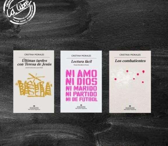 Firma de libros y fanzines de Cristina Morales en La Libre