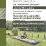 Charla-taller de lana: de la oveja al vellón, Hoz de Anero