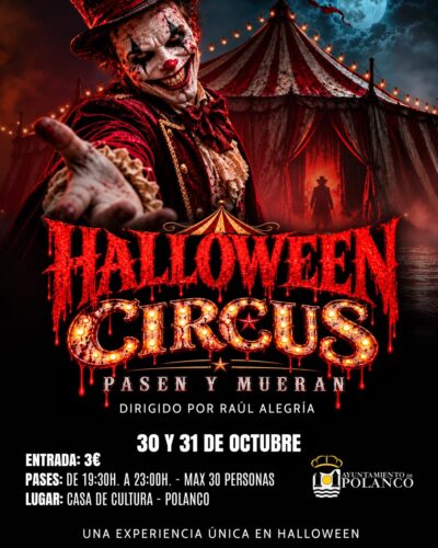 Halloween Circus 2026 en la Casa de Cultura de Polanco