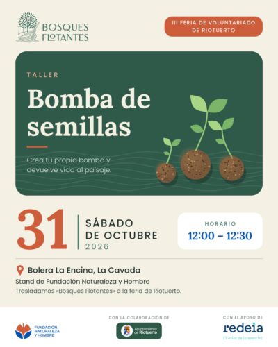 Taller de bombas de semillas en La Cavada, Riotuerto 2026