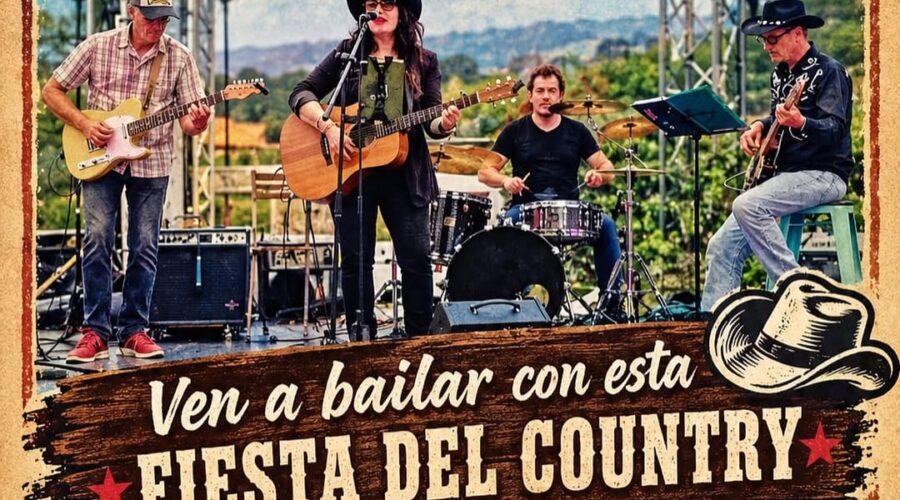 Fiesta del Country con Lang Valley en El Olivar, Maoño