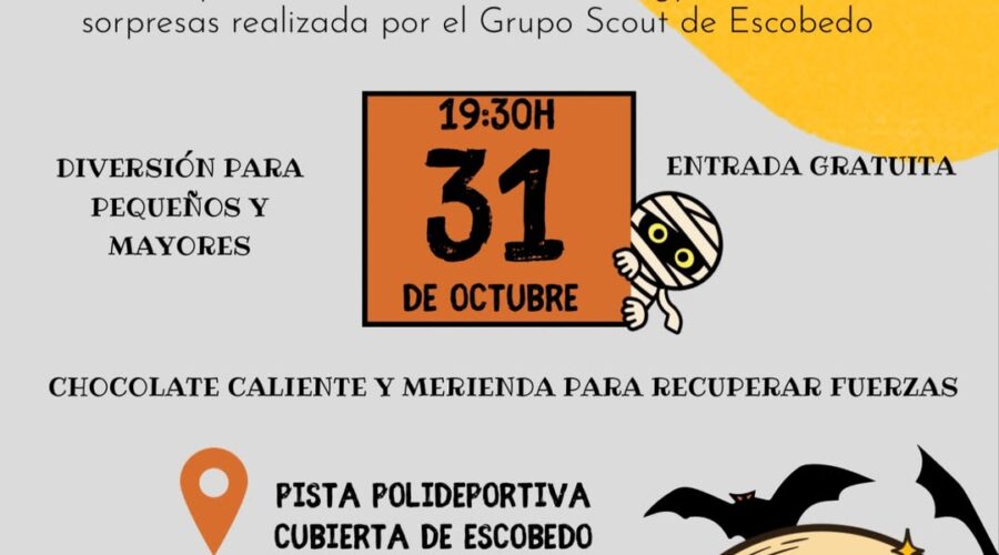 Fiesta Halloween en la Pista Polideportiva de Escobedo