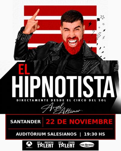 El Hipnotista — Aryel Altamar en Auditórium Salesianos, Santander