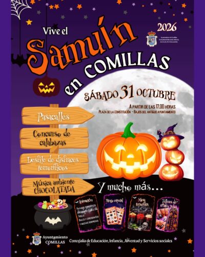 Samuín en Comillas 2026: Halloween en la Plaza de la Constitución