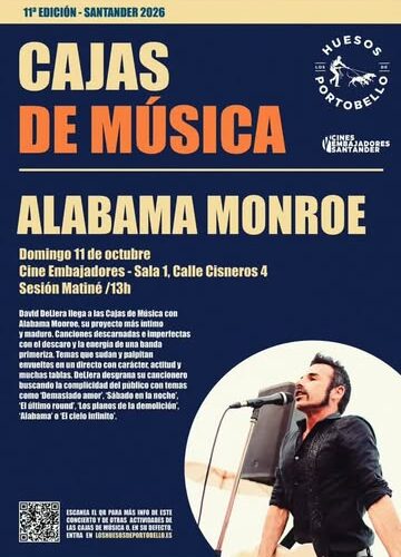 David Delera y Alabama Monroe en directo en Cines Embajadores