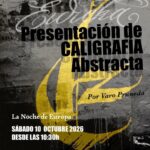 Taller de caligrafía de Varo Pruneda en Eureka Santander