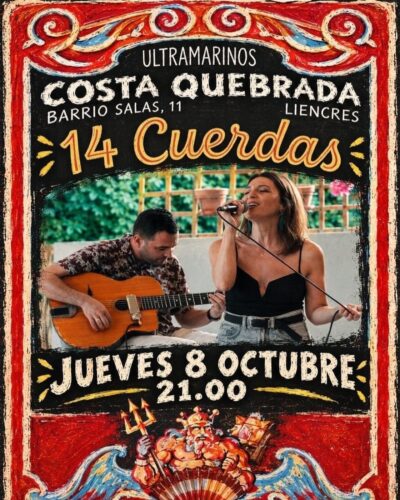 14 Cuerdas en directo en Ultramarinos Costa Quebrada