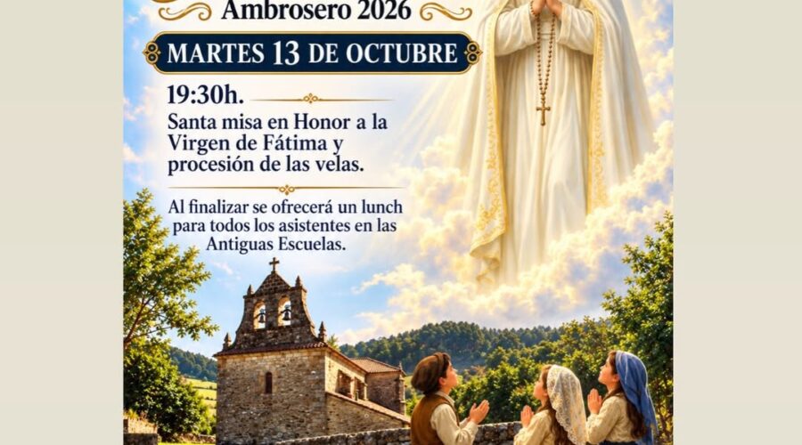 Festividad de la Virgen de Fátima en Ambrosero 2026