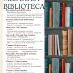 Programa de octubre en la Biblioteca de Bárcena de Cicero