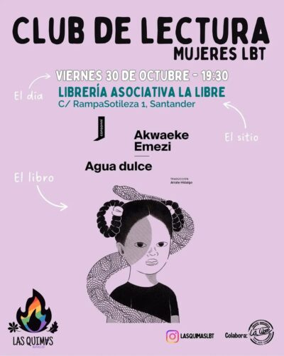 Club de lectura Agua dulce en La Libre, Santander