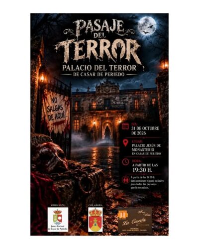 Pasaje del Terror 2026 en Palacio Jesús de Monasterio