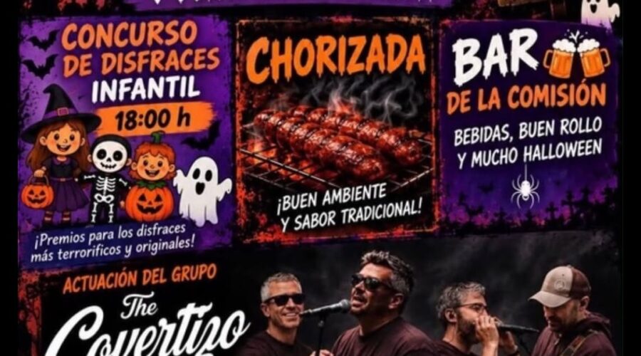 Halloween en Pontejos en la Plaza de La Cavada