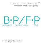 Mejora Experience II: entrenamiento en La Granja, Sarón