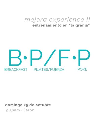 Mejora Experience II: entrenamiento en La Granja, Sarón