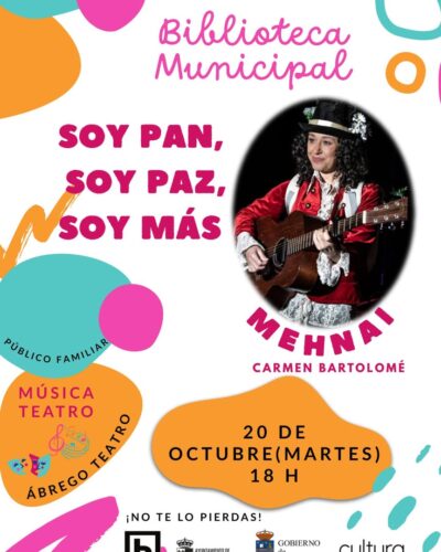 Soy pan, soy paz, soy más — Abrego Teatro en Biblioteca Municipal