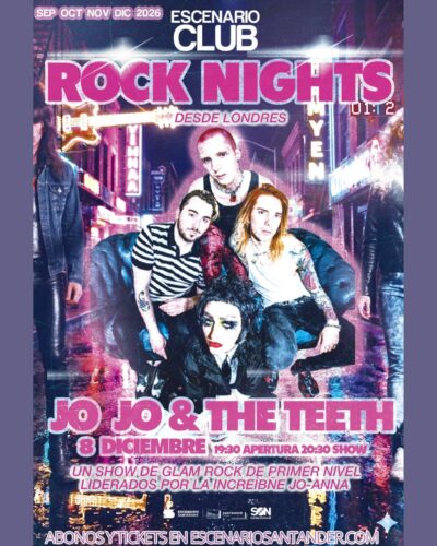Concierto de Jo-Jo & The Teeth en Escenario Santander 2026