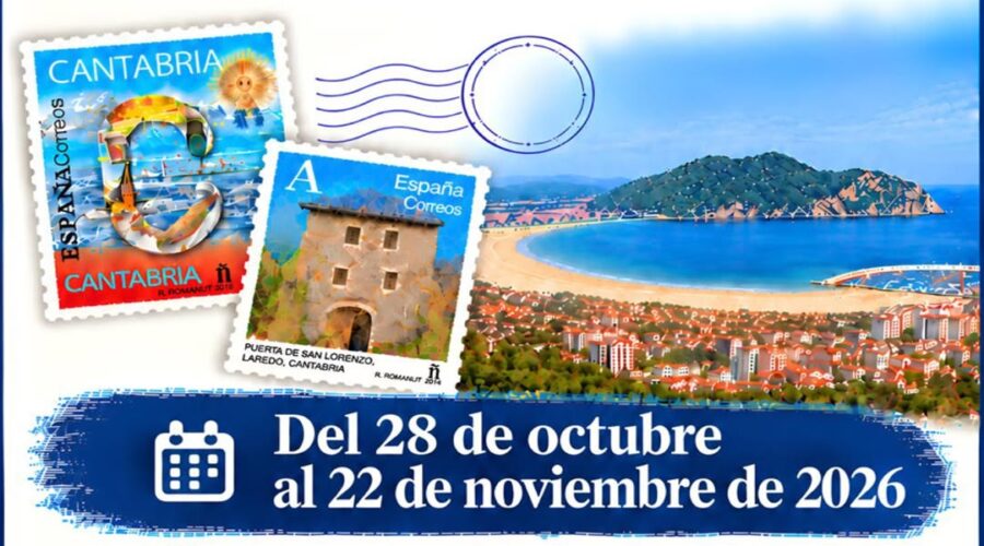 Exposición Filatélica de Cantabria en Laredo, octubre 2026