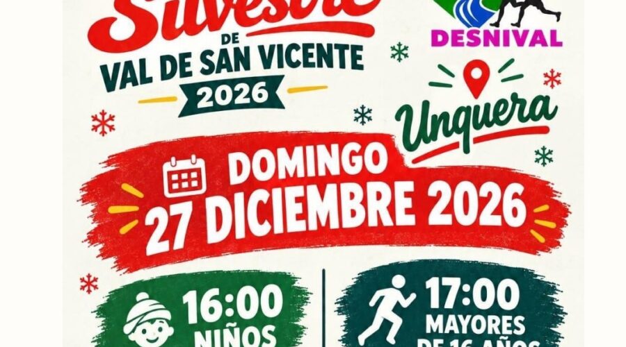 Carrera San Silvestre 2026 en Val de San Vicente, Unquera
