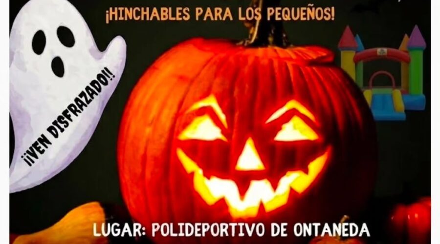 Fiesta de Halloween en el Polideportivo de Ontaneda, Cantabria