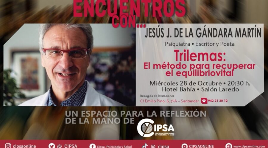 Jesús de la Gándara presenta Trilemas en Hotel Bahía Santander