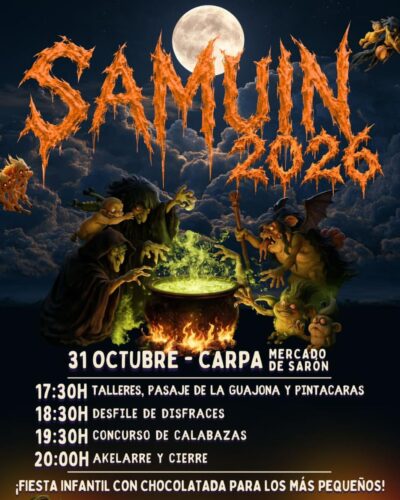 Samuín 2026 en la Carpa del Mercado de Sarón, Cantabria
