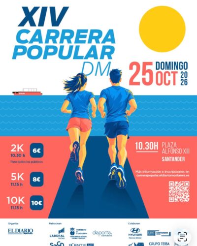 XIV Carrera Popular en Plaza Alfonso XIII, Santander