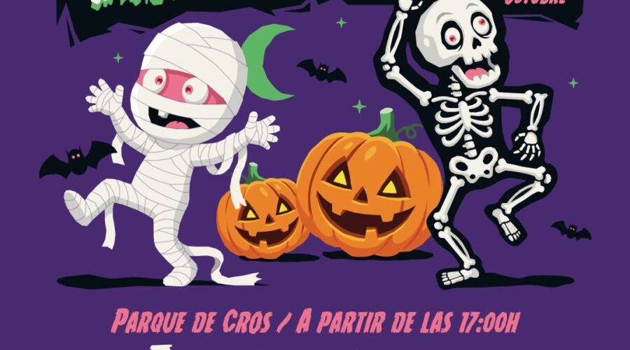 Fiesta infantil de Halloween en el Parque de Cros, Camargo