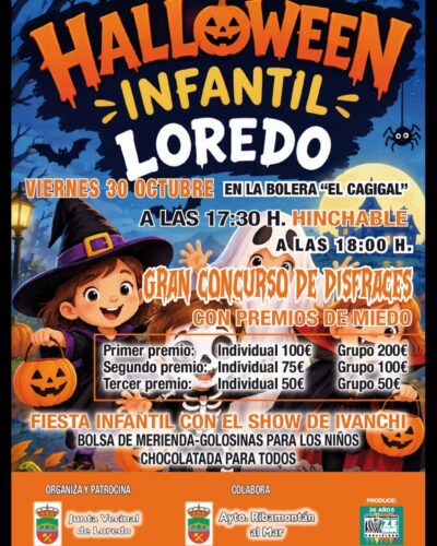 Halloween Infantil en El Cagigal, Loredo