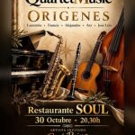 Orígenes: concierto de Cuartet Music en Restaurante SOUL